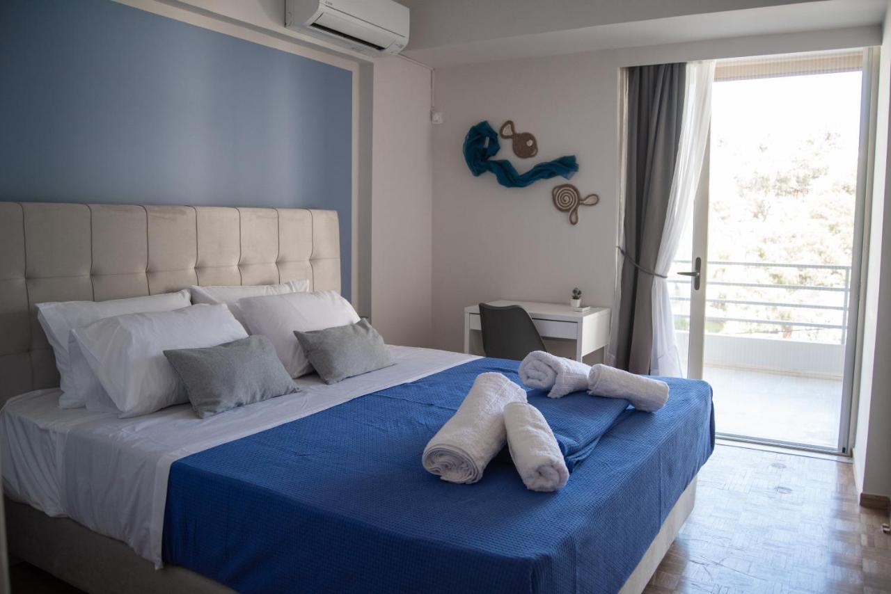 Naiads Nest - The Blue Wave Apartment Varkiza Bagian luar foto